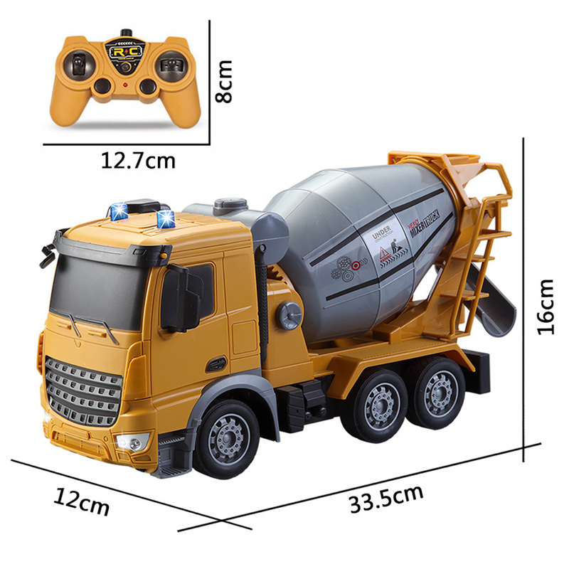 Wholesale 1:24 2.4G Radio Control Vehicle Kids Rc Car Toys Remote Control Mixing Engineering Truck Toy