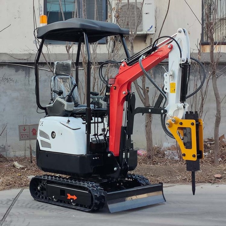 CE EPA approved mini  retro excavator towable backhoe 1.2ton mini excavator  attatchments for sale