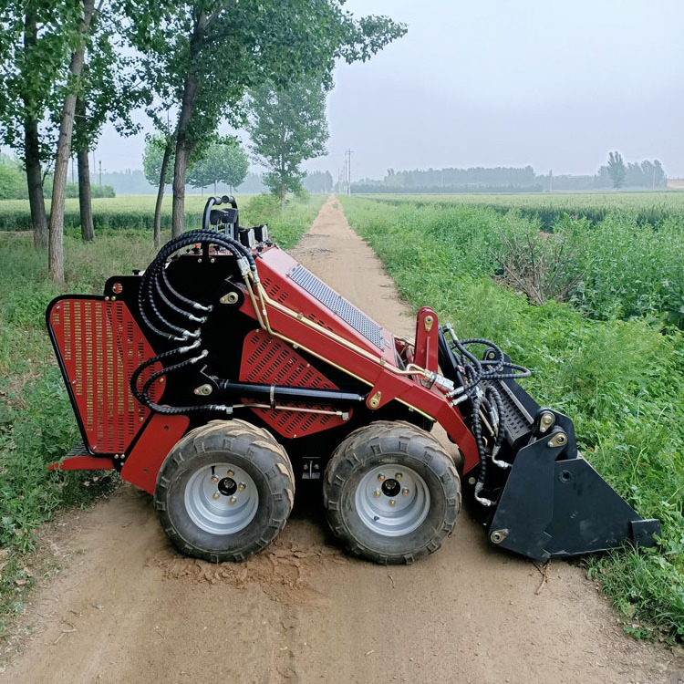 crawler mini skid steer loader snow plow for skid steer loader