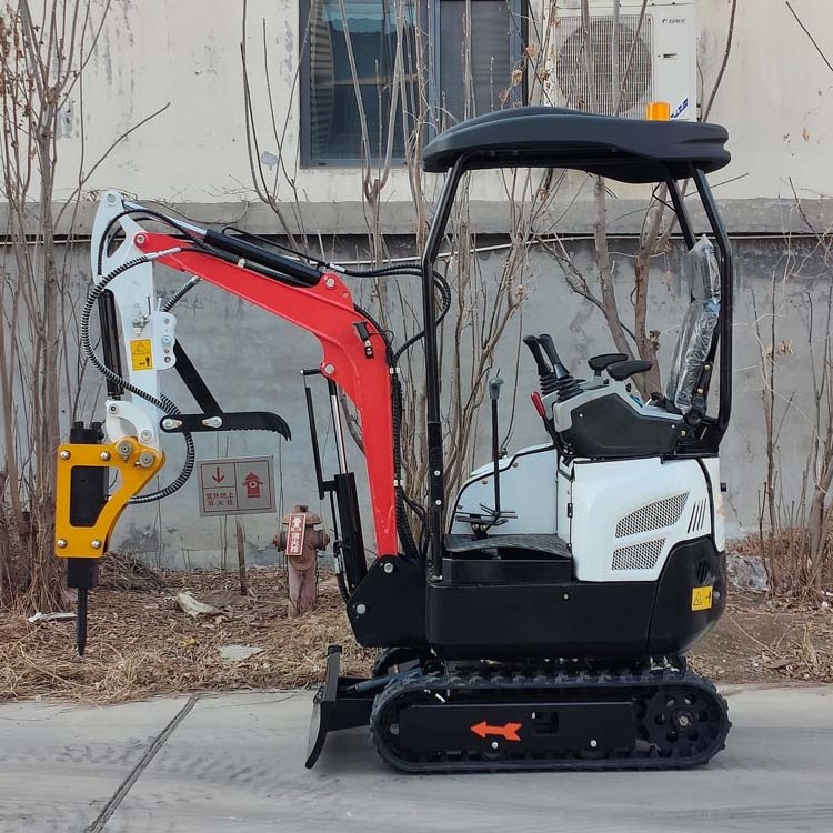 CE EPA approved mini  retro excavator towable backhoe 1.2ton mini excavator  attatchments for sale