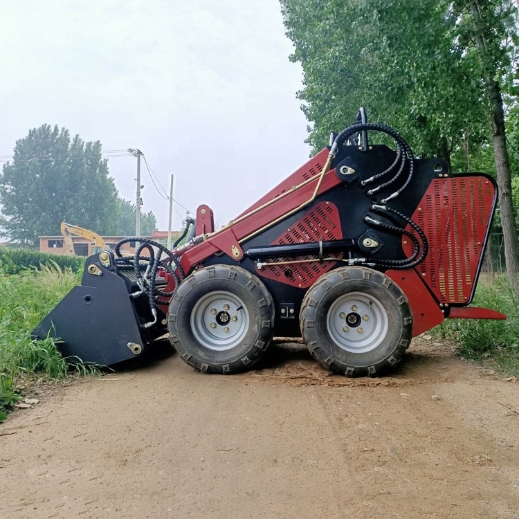 crawler mini skid steer loader snow plow for skid steer loader