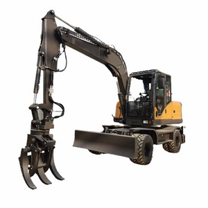 Earth Moving Machinery LX85-9M Rubber Tire Excavator 6 ton 7 ton 8 ton 9 ton Wheel Crawler Excavators