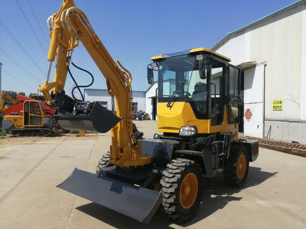 China Wheel Excavator Machine 4 ton excavator for sale