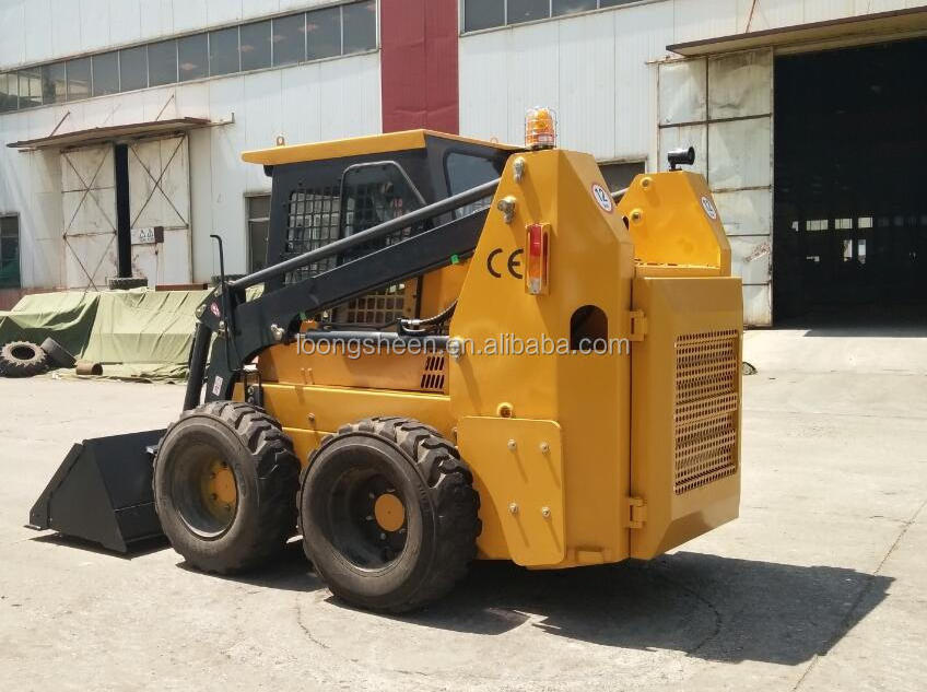 skid steer loader snow blower small crawler mini skid steer loader