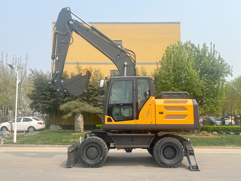 Free shipping cheap 13 ton 15 ton 16 ton Wheel Excavator big hydraulic crawler excavator 4x4 Wheel Excavator Machine