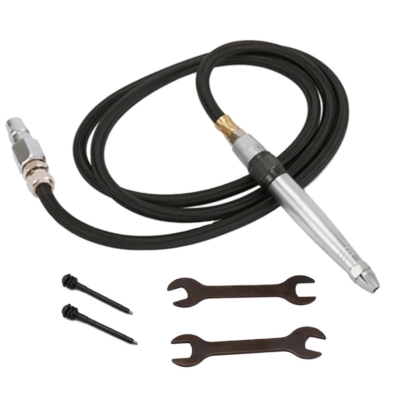 Air Pencil Pen Pneumatic pens Grinder Kit Scribe Hammer Engraving Lettering Tool with Hose