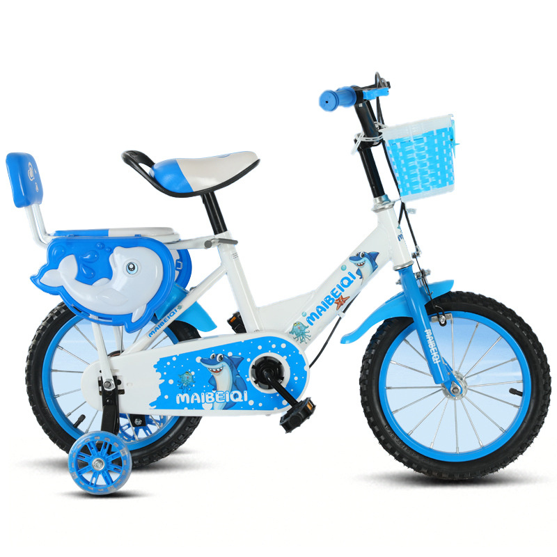 Backrest Included Bicycle Bike For Kids 12 14 16 18 Inch Girls Toddler Children's Bicycle With Training Wheels & Basket