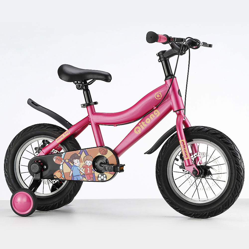 Steel Frame Kids Bicycle Bike Training Wheels Included Beautiful Girls 14