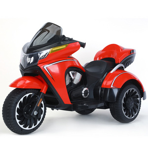 12V Battery-Powered 3 Wheels Kids' Electric Motorcycle Child Electric Tricycle Ride-On Car Motorbike Driving Toys For Children