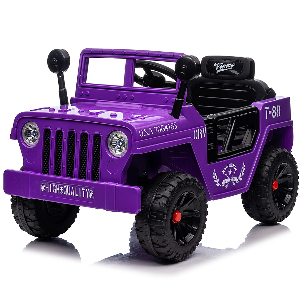 12V Kids Battery Powered Car Children's Electric Car Licensed Off-Road Kids Electric Ride On Toy Car With Four Big Wheels