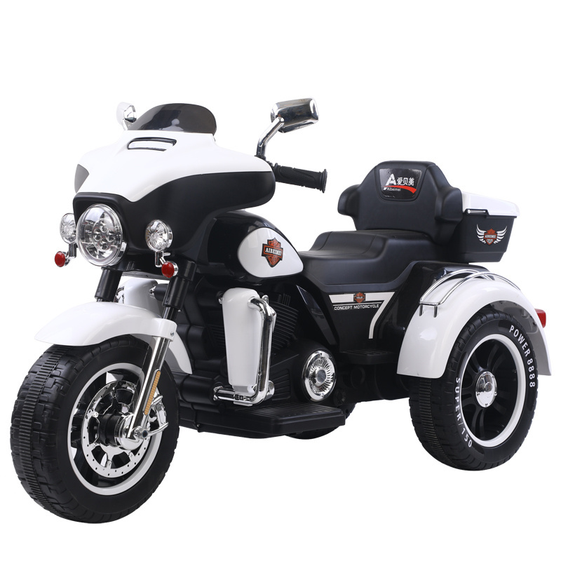 Children Motorbike Ride On Car Toys 12V 4.5A Large Capacity Battery 390 Motor Dual Drive Kids Electric Motorcycle For Boys Girls