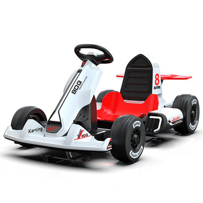 Outdoor Sports Kids Electric Kart 12V 7A Battery Ride-On Car Toys Dual Drive 550 Motor Electric Children's Kart For Boys Girls