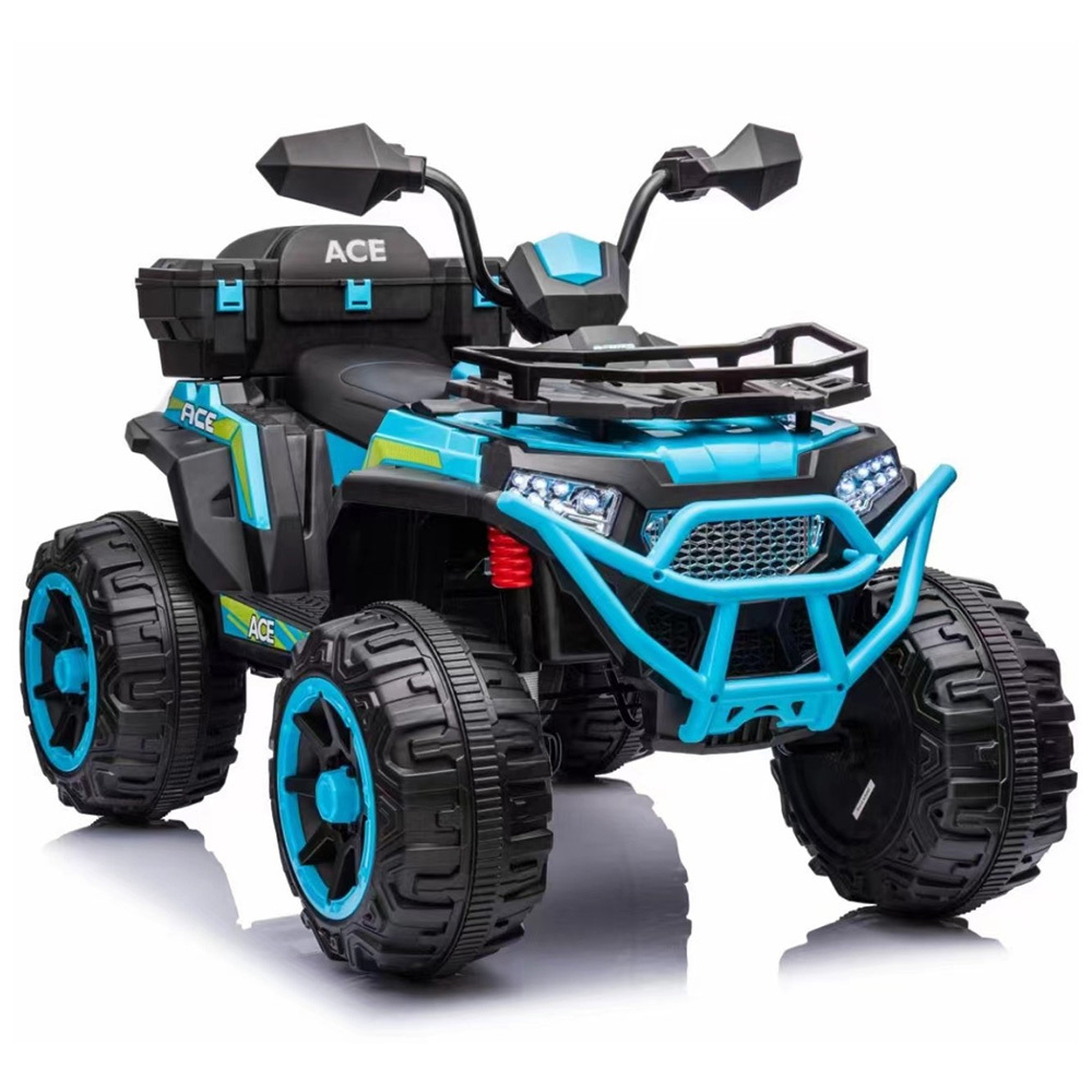 2024 New Baby Products 12V Powered Off-Road Electric Ride-On Cars for Kids 4 Big Wheels Beach Car With 540 Motor