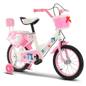 Training Wheels Included Bicycle Bike For Kids 12'' 14'' 16'' 18'' Girls Toddler Children's Bicycle With Backrest