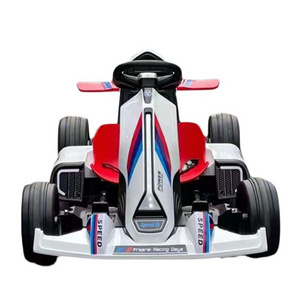 Outdoor Sports Kids Electric Kart 12V 7A Battery Ride-On Car Toys Dual Drive 550 Motor Electric Children's Kart For Boys Girls