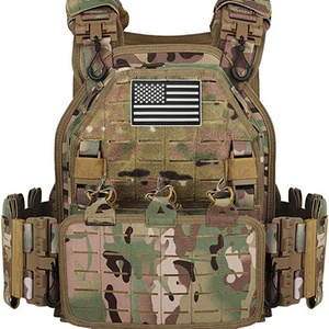 LOOPOD Laser cut tactical vests, molle plate carrier quick release vest outdoor cs paintball protection vests