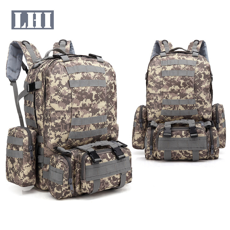 Sac A Dos 3 En 1_Piec Oxford Waterproof Multifunctional 3 Combo 3Pcs 3 In 1 Organizer Travel Bags Tactical Backpack