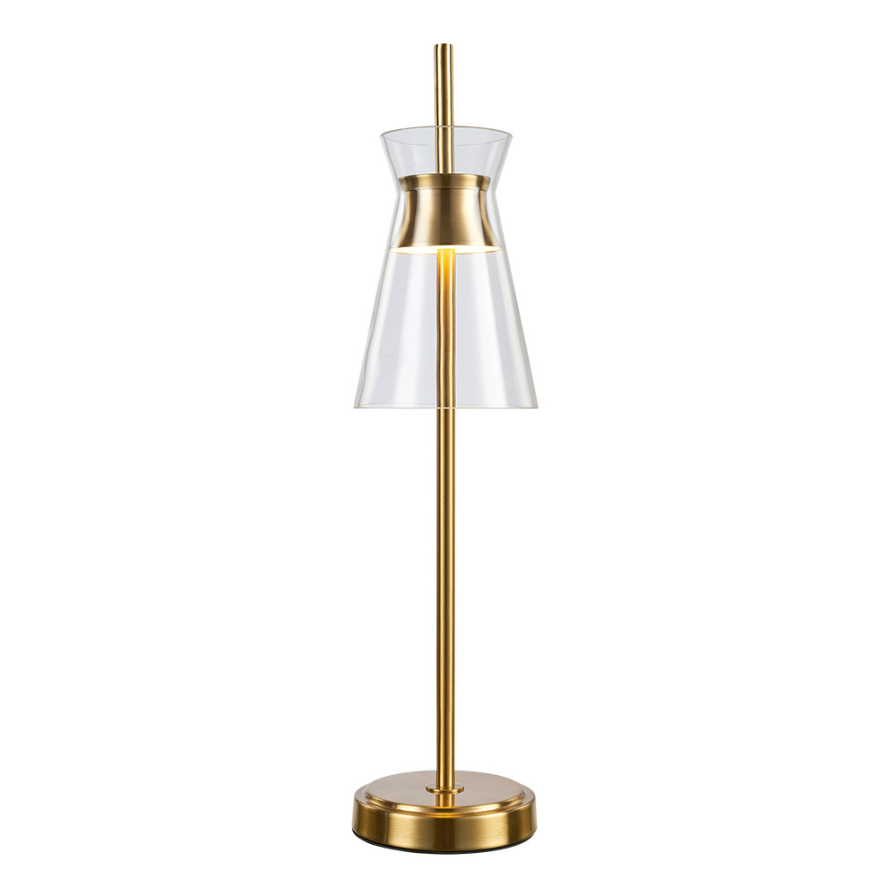 Decorative Crafts Modern Style Lamp Home Desk Lamp Glass Electric Modern Metal Table Lamp