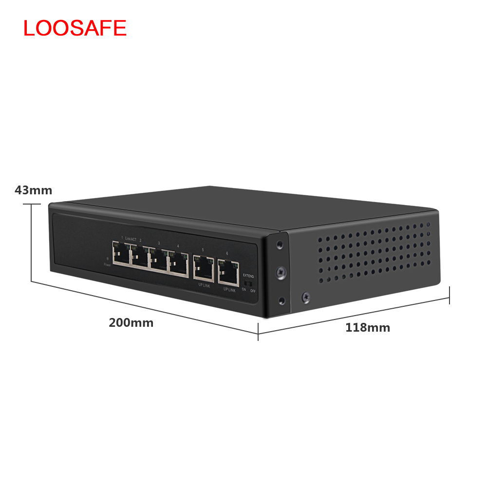 Wholesale CCTV Industrial Camera Reverse 4 8 16 24 32 Port Gigabit Ethernet POE Switch