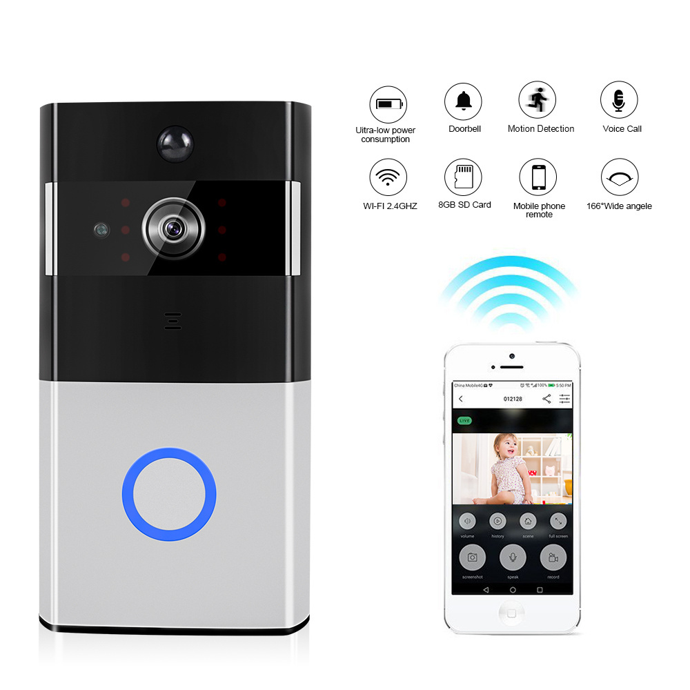 Loosafe Motion Detection Smart Video doorbell wifi door bell camera Security door bell camara