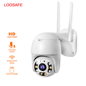 Good Quality 1080P 4MM Wifi Wireless Dome IP Camera Colorful Picture Alarm Recording Outdoor Security IP Camera