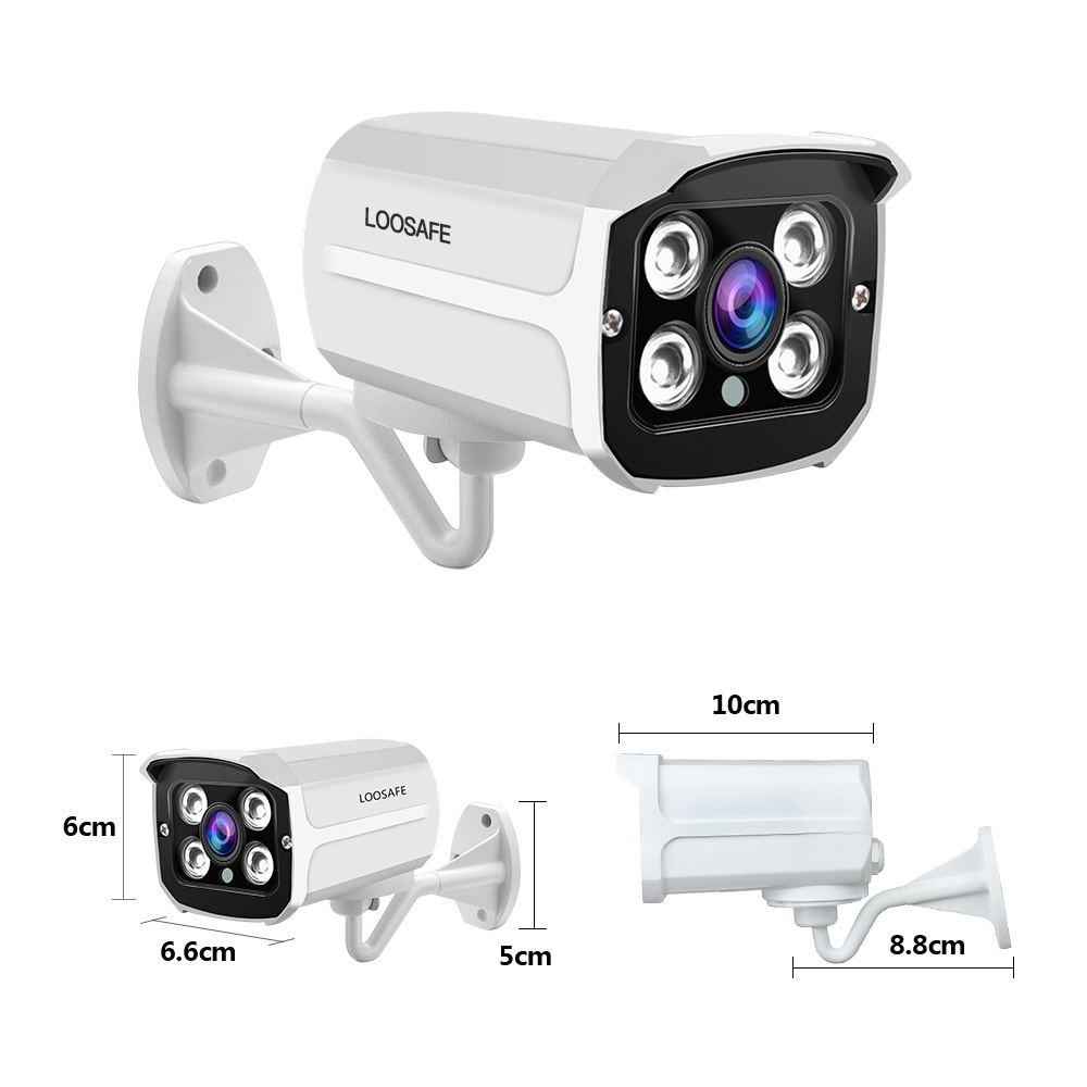 2.0 Megapixel poe camera 8ch poe nvr kit for shop rj45 Ethernet cable installation P2P Surveillance CCTV camera system