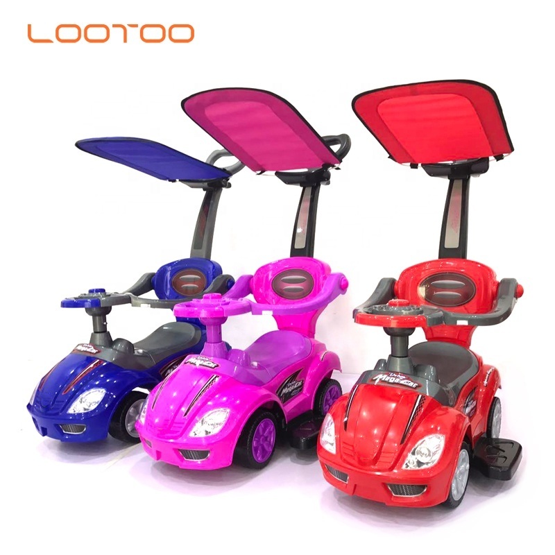 China factory cheap price 2020 new sliding toy kids ride on car with push handle