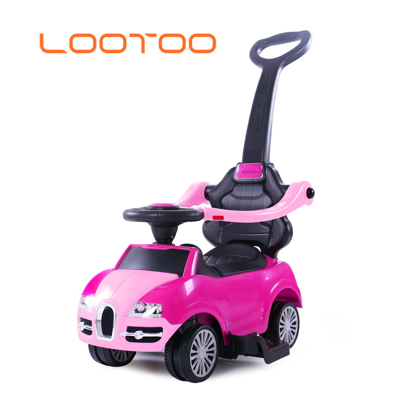 corporate promotional gift item Children toy stroller walker pushing bar kids ride on car 3 in 1 deluxe mega car with horn music