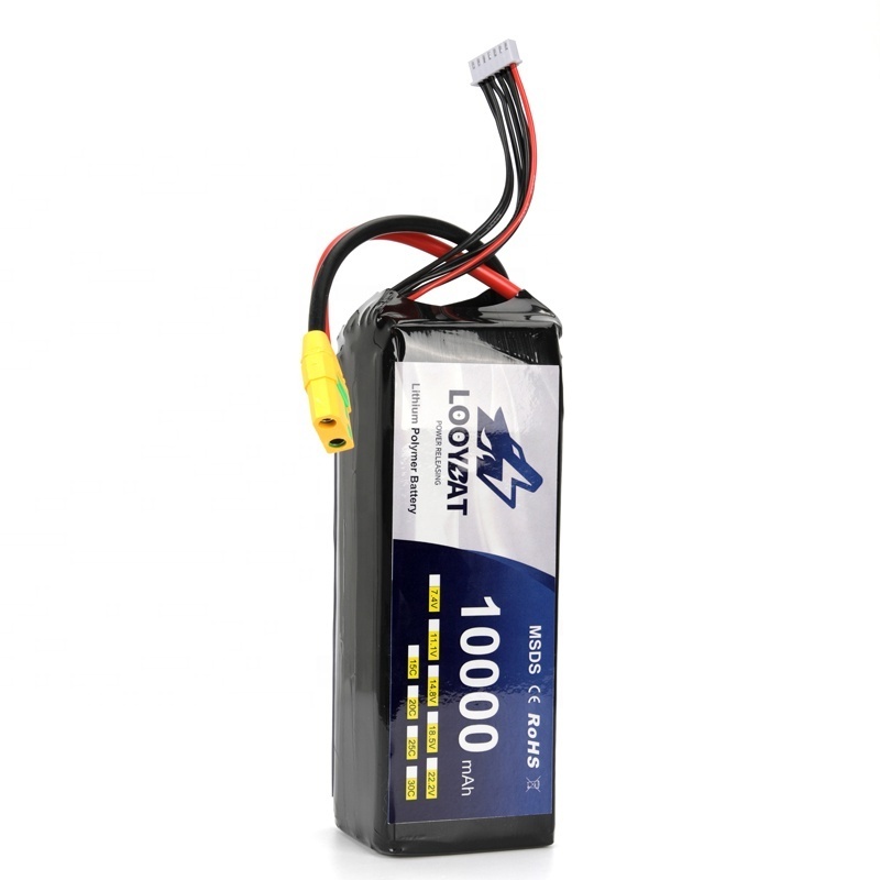 Lithium Polymer Batteries Manufacturer Lipo 6S 22.2V 10000mAh High Capacity Drone Batteries