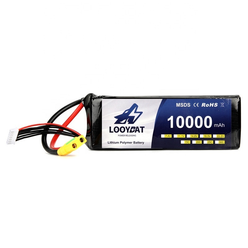 Lithium Polymer Batteries Manufacturer Lipo 6S 22.2V 10000mAh High Capacity Drone Batteries