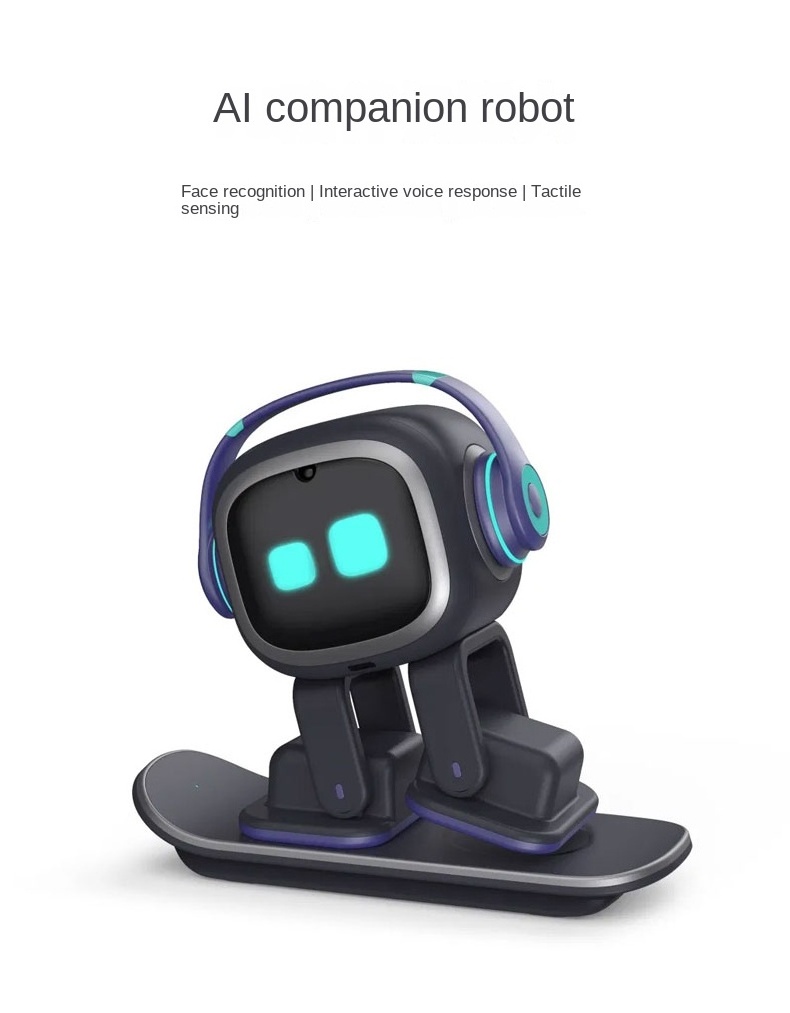 Custom Smart RC Robot Intelligent Programming Educational Electric EMO AI Metal Robots Radio Control Toy For Kids Studying