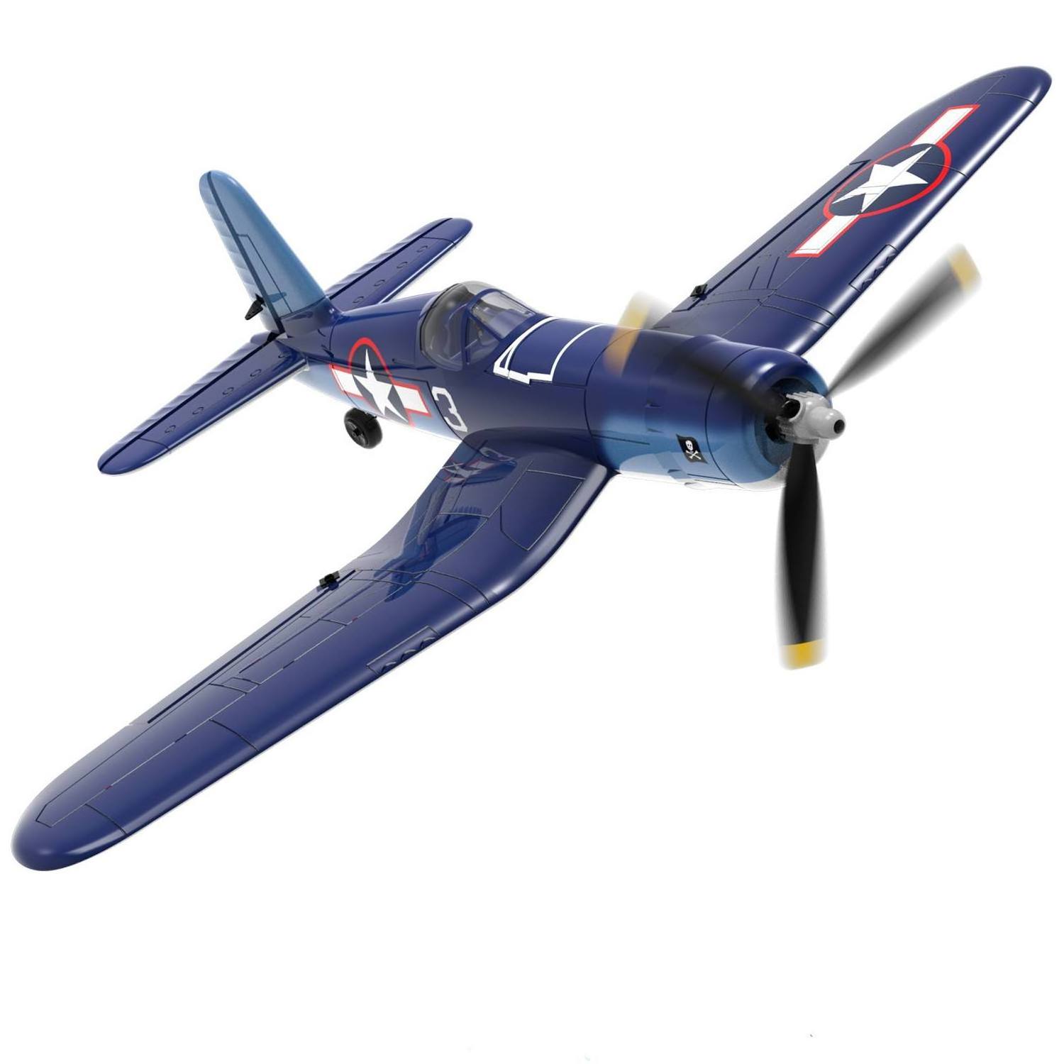 F4U Corsair V2 RC Plane 4-CH Remote Control Foam Aircraft Electric Outdoor AA Battery Radio Control Toy 4 Channels