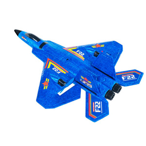 15mins Flying Remote Control Toy Plane F22 Jet Fighter RC Airplane 2.4G Kids Hobby EPP Foam Plane Glider Toys