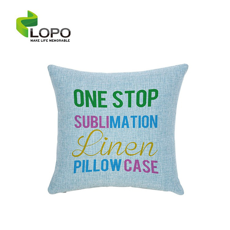 Wholesale Sublimation Textile linen pillow case