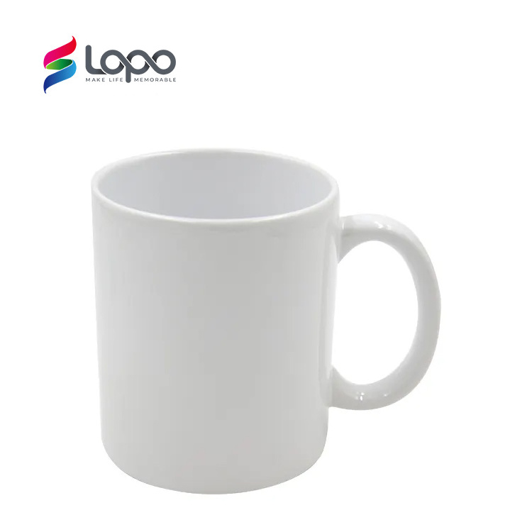 Wholesale Coating Dye Ceramic Sublimation Mug Cup 11 Oz Blanks Beer Coffee Tea New Fathers Mothers Day Sublimation Gifts