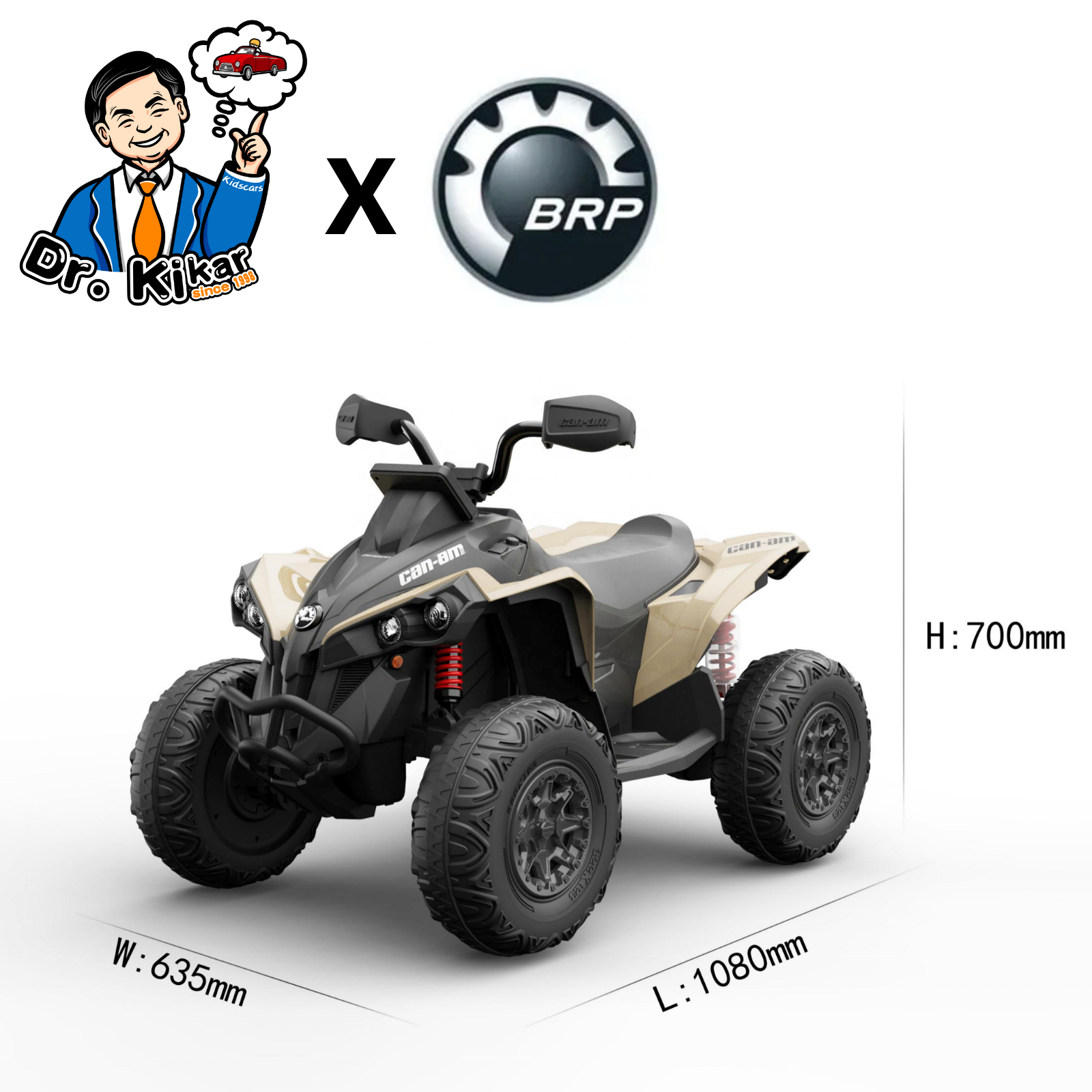 Lorda 12V can am renegade licensed ride-on car kids atv electric mini atv ride on car for kids quad bike electric