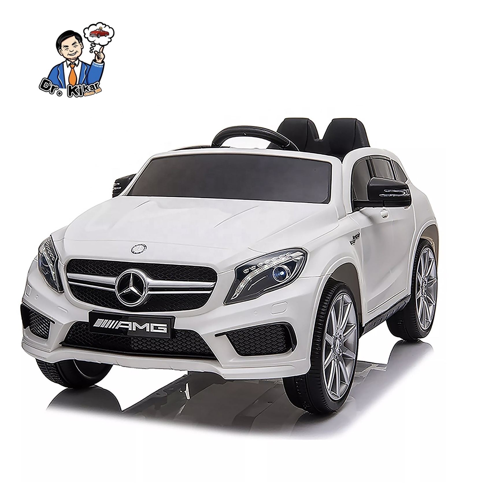 2022 Mercedes benz GLA45 licensed 12v electric ride on car kids cars toy for wholesale with Canopy Remote Control