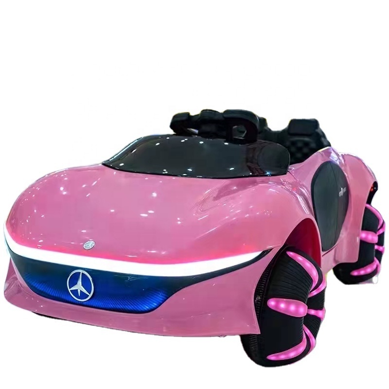 The Most Popular pink yellow 6V 4wheel kids electric remote control toy car  with factory price