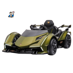 licensed ride-on car 12v electric motorized eva electric kids sport car