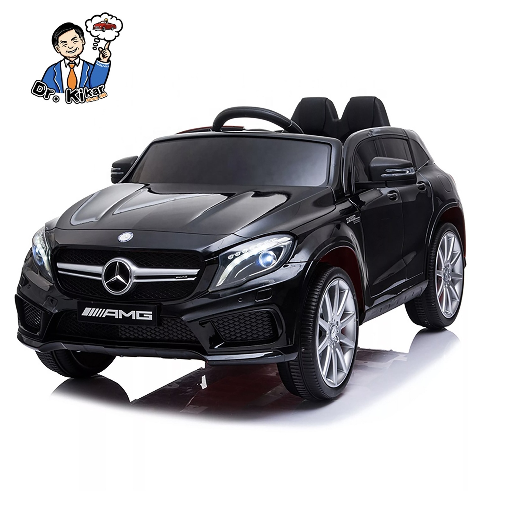 2022 Mercedes benz GLA45 licensed 12v electric ride on car kids cars toy for wholesale with Canopy Remote Control