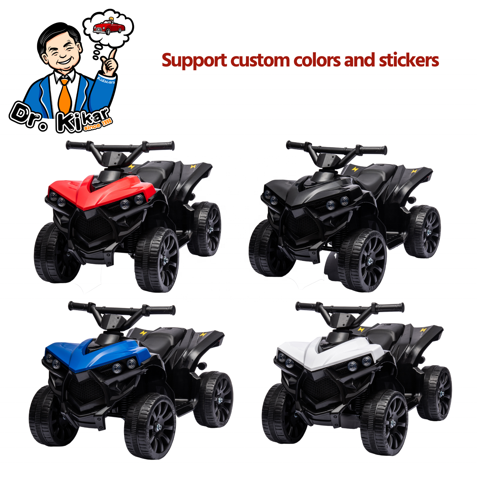 2023 Factory Hot Sale New Design ride-on car toy 6V Electric Toy Car Cheap Ride Electric Car for 3-8 Years Old atv for kids