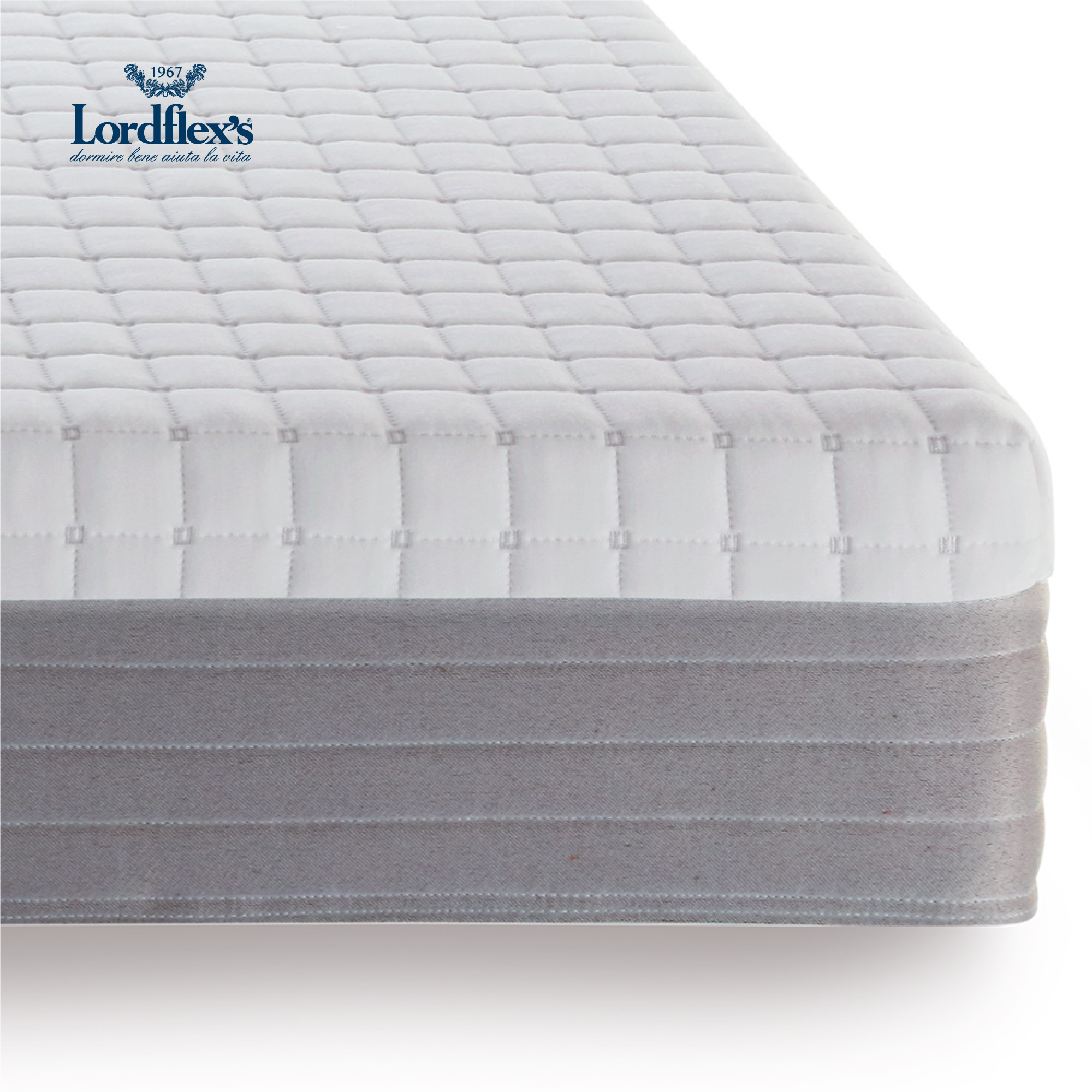 MELODY 160X200 Comfortable mattress King Size Removable Cover Made in Italy Waterform Memory Foam