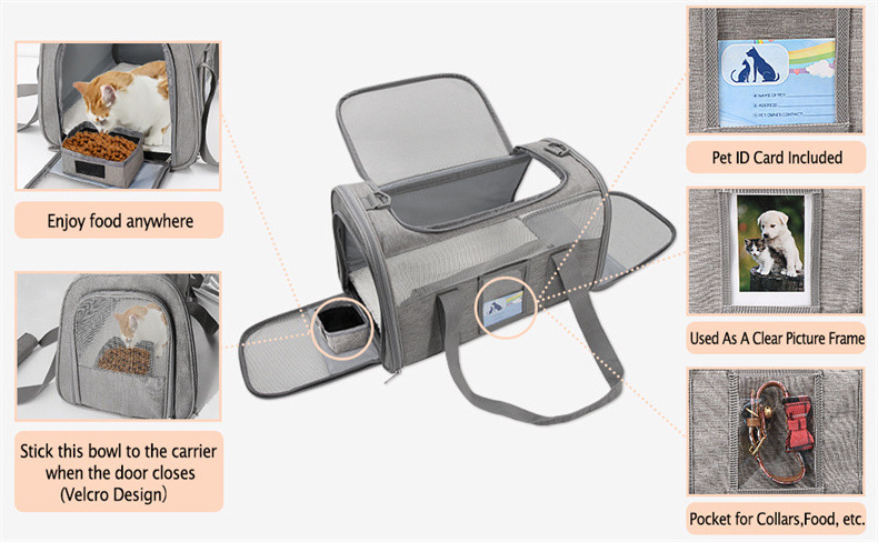 Pet Carrier Airline Approved Cat Carriers for Medium Cats Small Cats