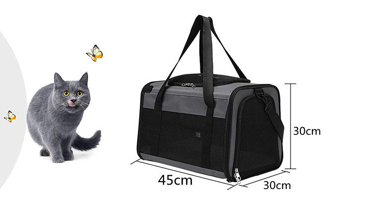 Fashion Design Custom Travel Pet Cat Outdoor Carrier Bag Airline Approved Pet Cat Dog Travel Bag