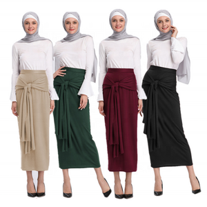 2019 best selling sexy girl skirt muslim women long maxi skirt