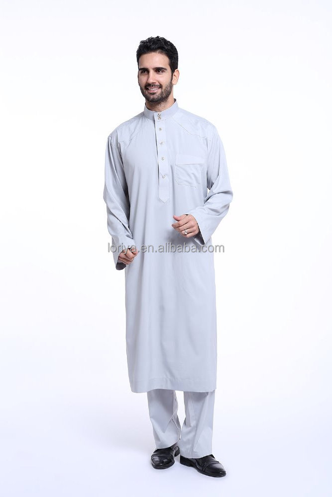 Muslim men dress islamic clothing arabic new design for men long sleeve fashion style men abaya