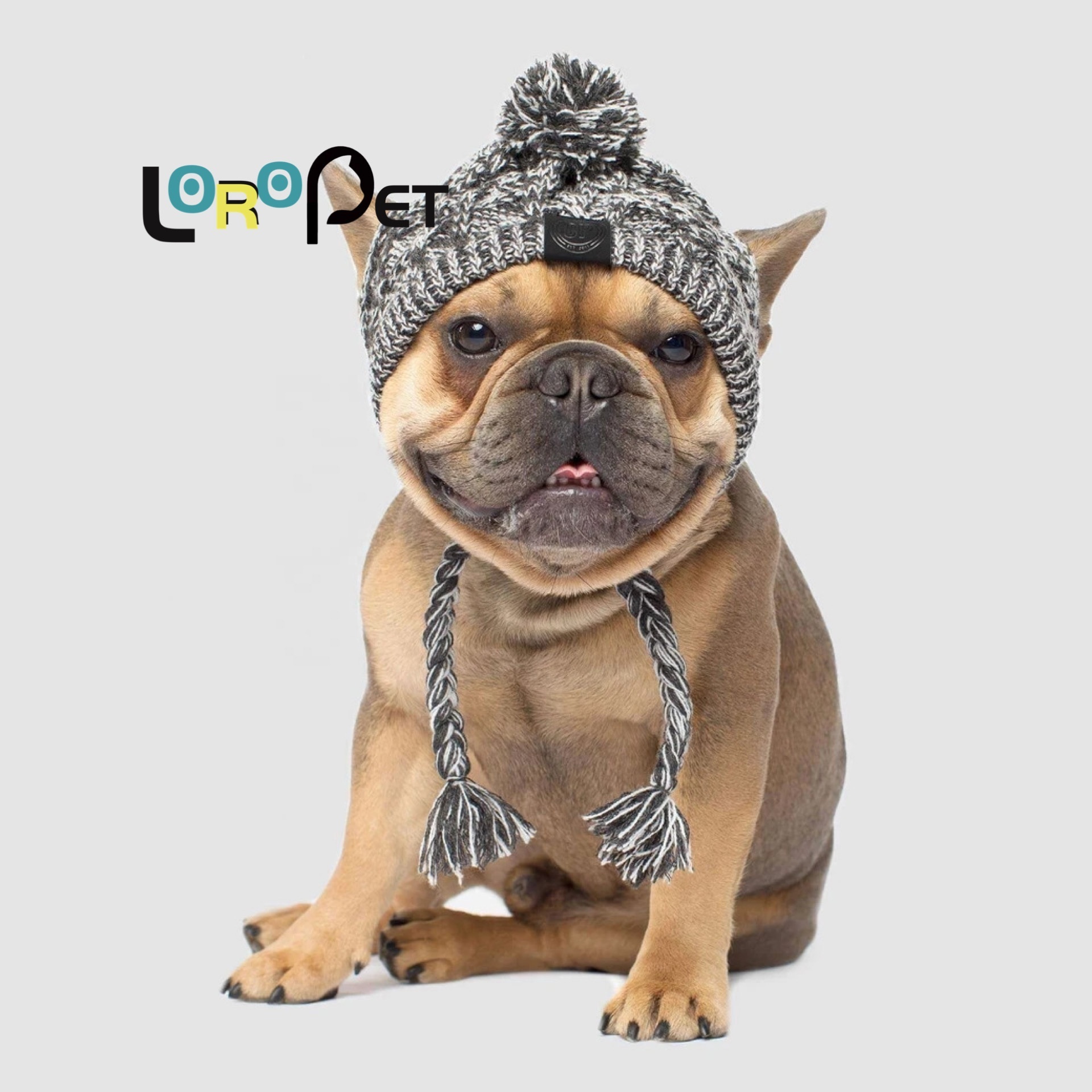 Winter Early Spring Dog Accessories Woolen Puppy Hat With Ball Warm Pet Hat for Small Dog Christmas Knitted Wool