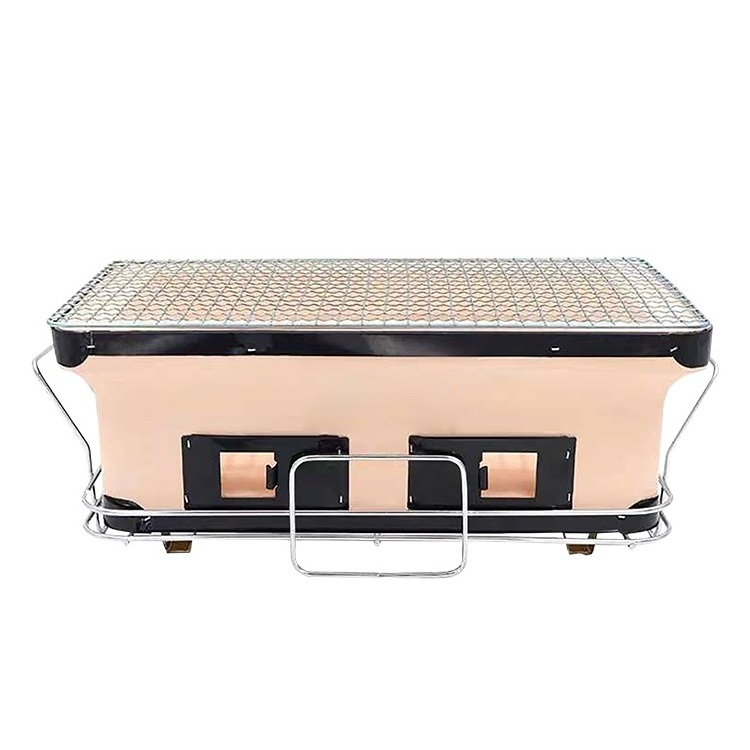 new design new trend Mini Japanese Style Yakitori Grill Ceramic Tabletop Grill Charcoal Hibachi Kebab Grill With Wholesale Price