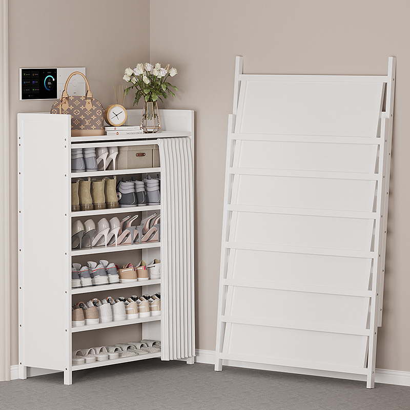 Factory supply Shoe Rack Plastic Shoe Storage Organizer solid Storage Shelf for entryway Closet