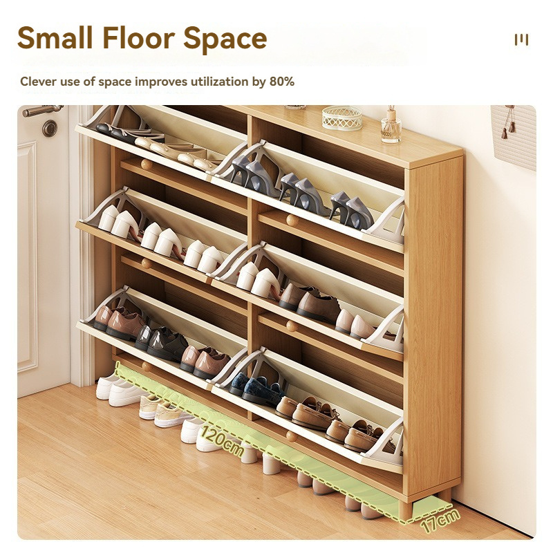 House furniture small ultra-thin shoe storage racks Nordic furniture organizer huge storage space shoe cabinet